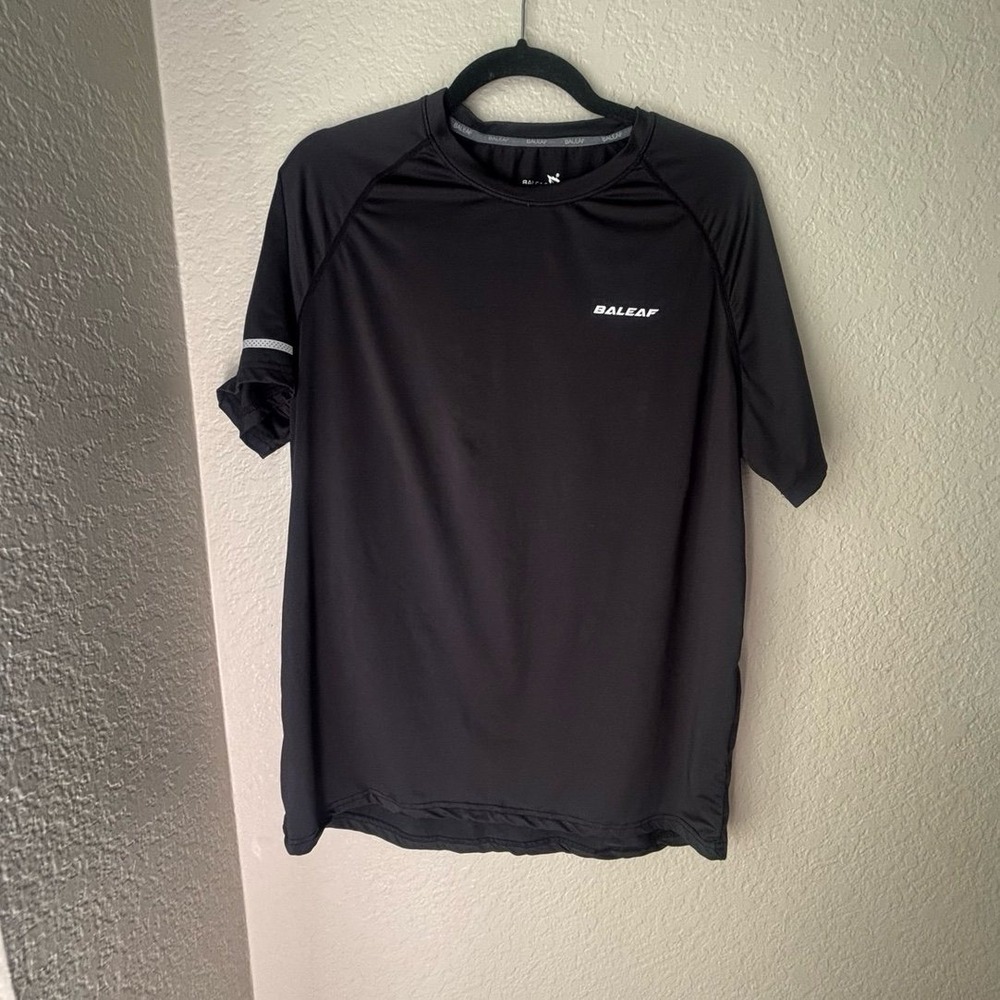 BALEAF‎ Mens T-Shirt Gym Workout Running Athletic Quick Dry Size: L